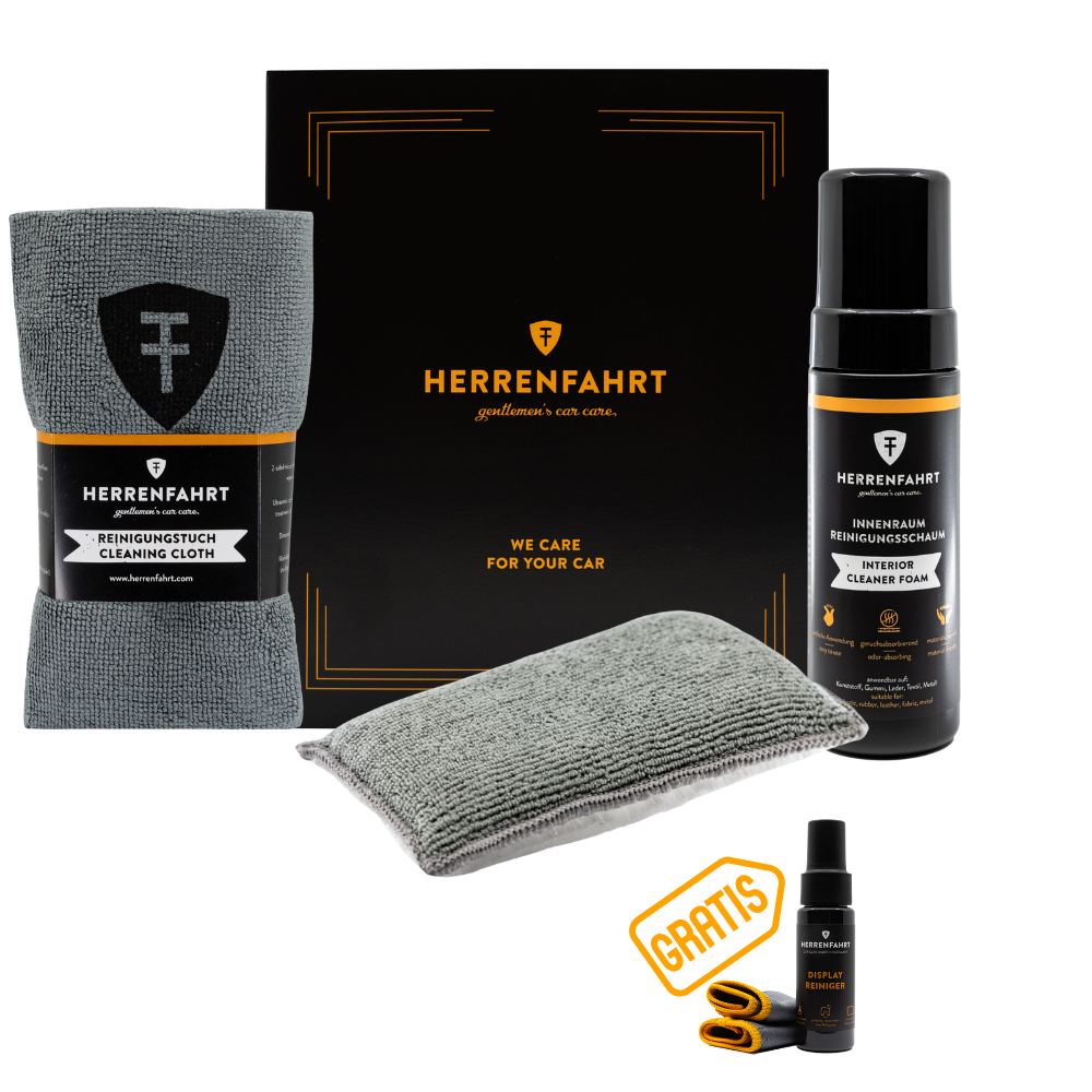 Innenraumreiniger Schaum + Reinigungspad + Reinigungstuch