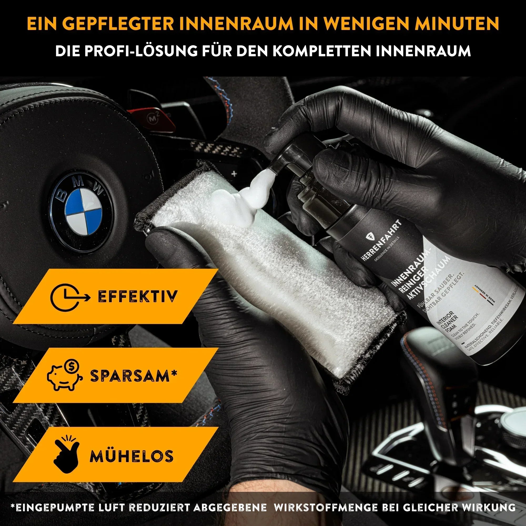 Innenraumreiniger Schaum