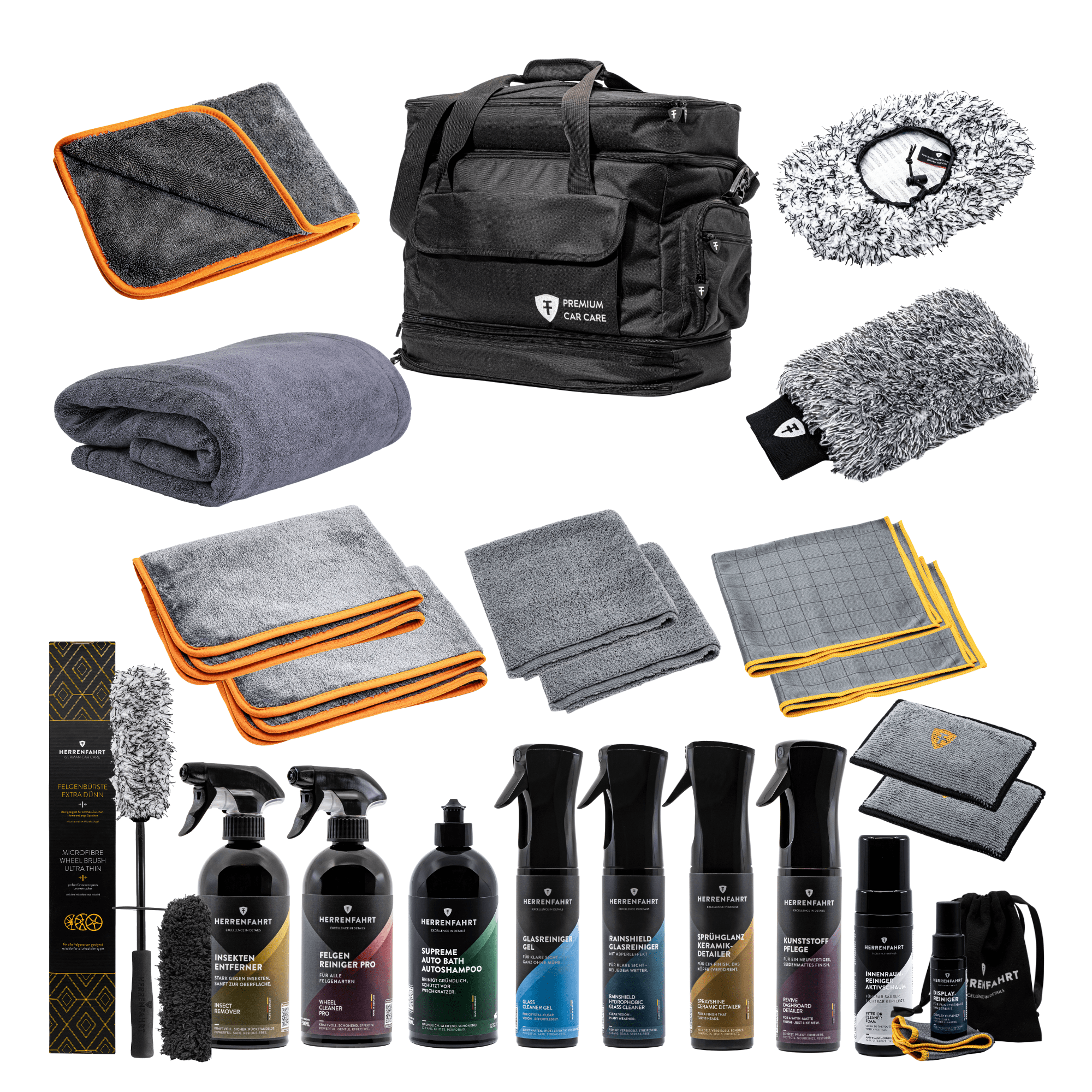 Detailing Taschen-Set für Außen und Innen – HERRENFAHRT