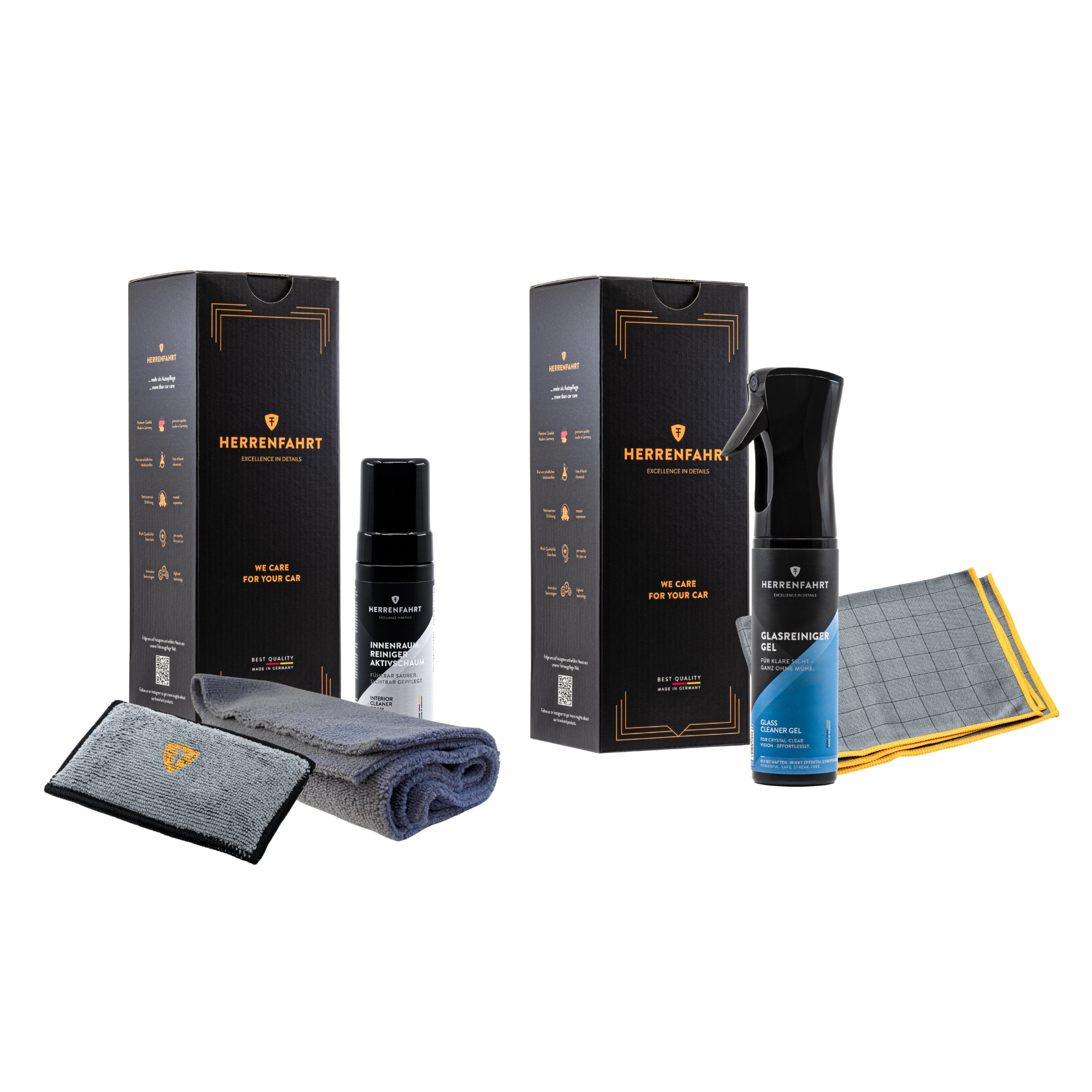 Premium Innenraumreiniger- & Glasreiniger-Set - Spar-Bundle