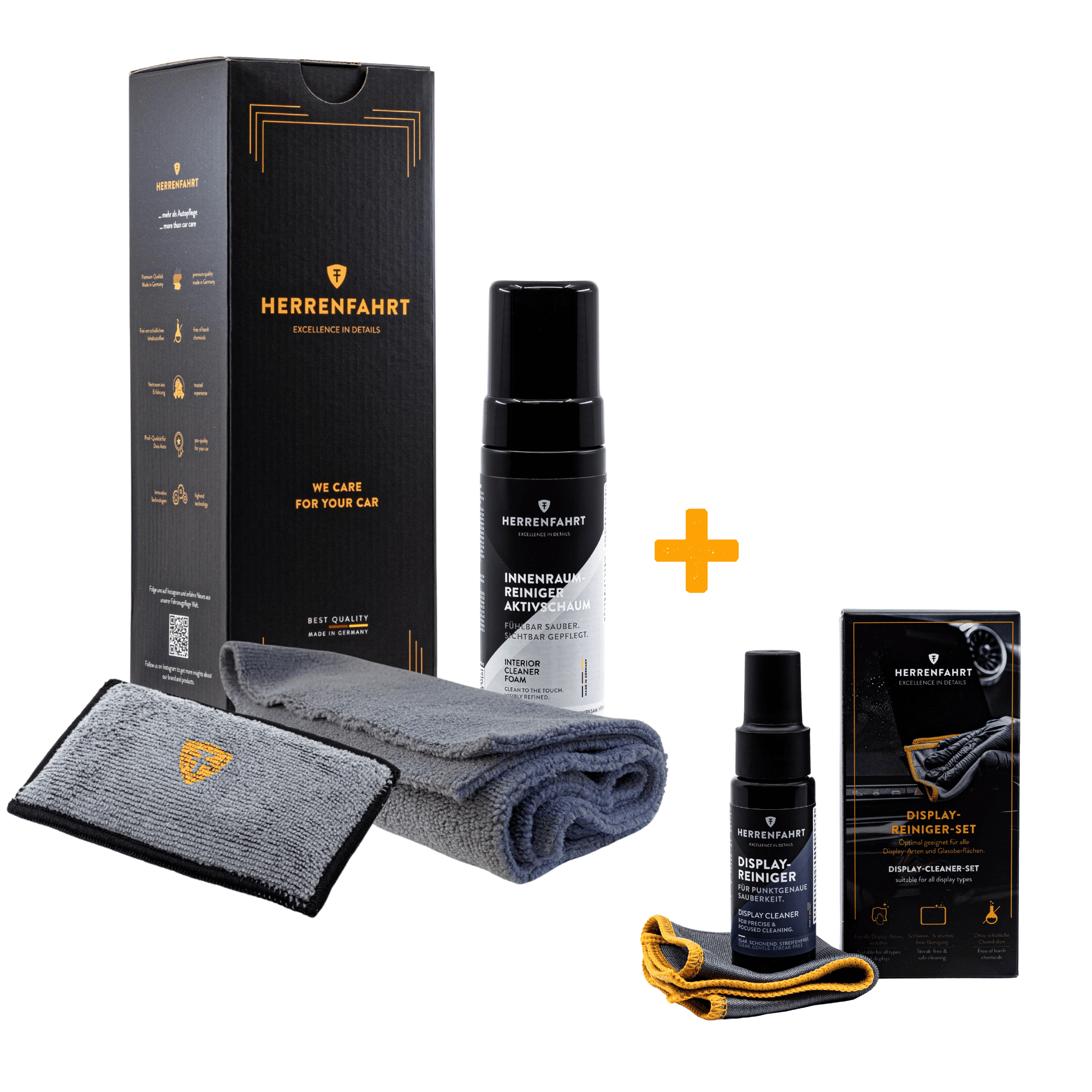 Premium Innenraum-Set + Display-Reiniger-Set