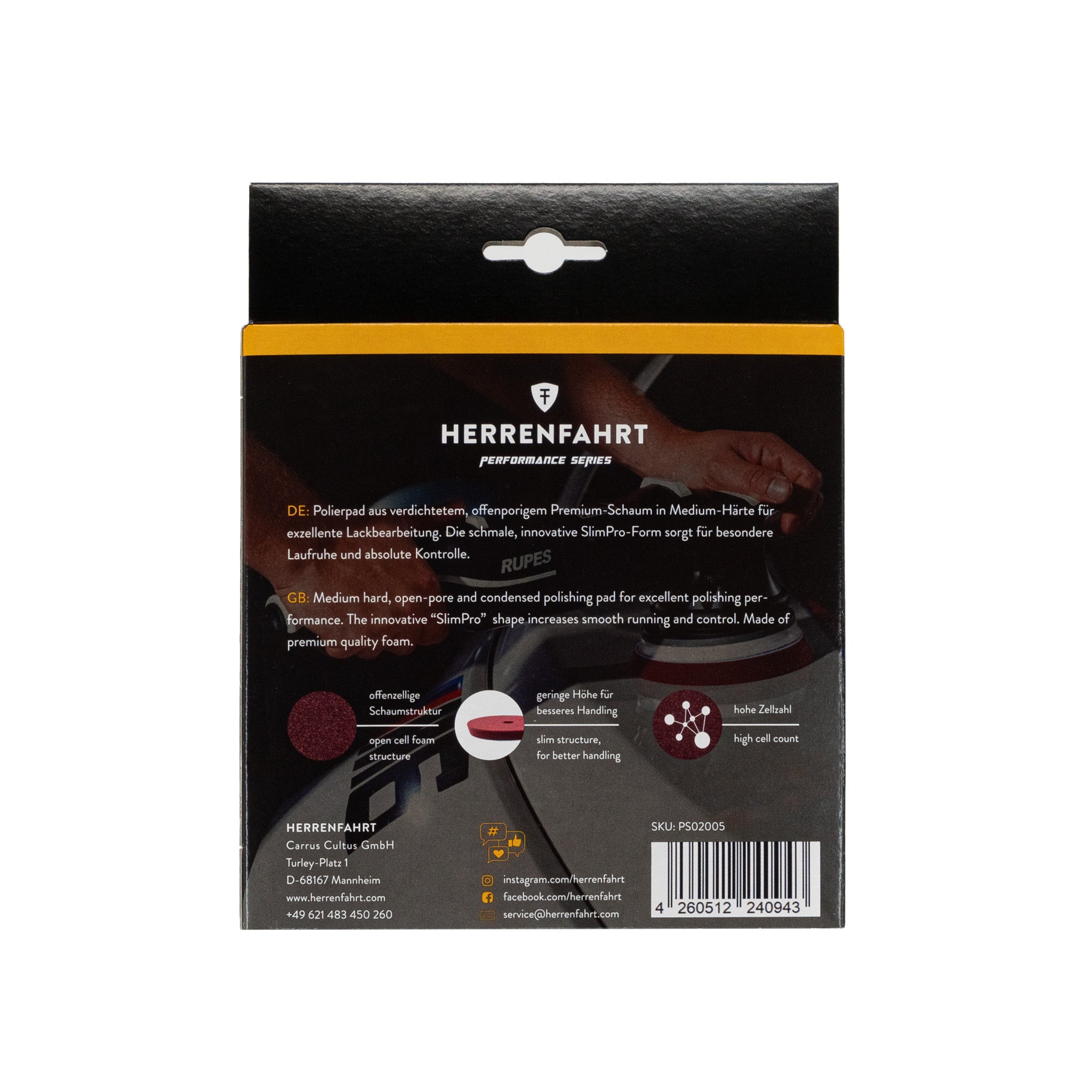 Polierpad (Cutting) Bordeaux 130/140mm