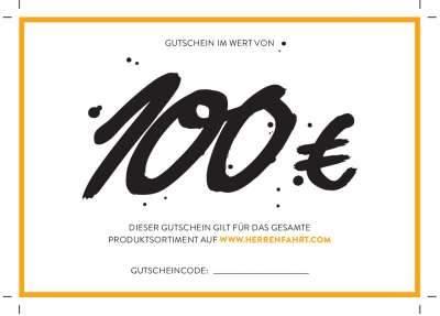 HERRENFAHRT - German Car Care HERRENFAHRT Geschenkgutschein 100€