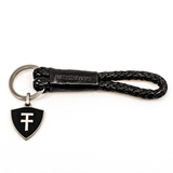 Real leather key ring