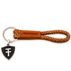 Real leather key ring