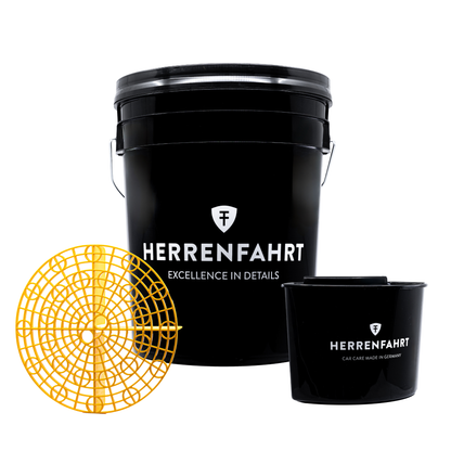 Wascheimer mit Schmutzsieb und Deckel